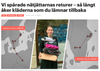 How far does the clothes you return travel? – We tracked returns from e-commerce companies with gps