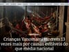 Crianças Yanomami morrem 13 vezes mais por causas evitáveis do que média nacional