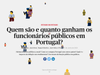 Quem são e quanto ganham os funcionários públicos em Portugal?
